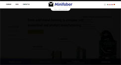 Desktop Screenshot of minifaber.com